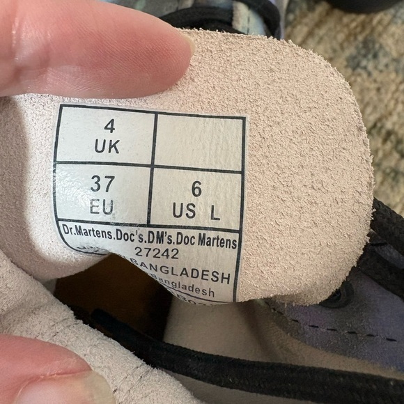 NWT DR MARTENS 1460‎ PASCAL TIE DYE LACE UP BOOTS Size 6 - Picture 6 of 7